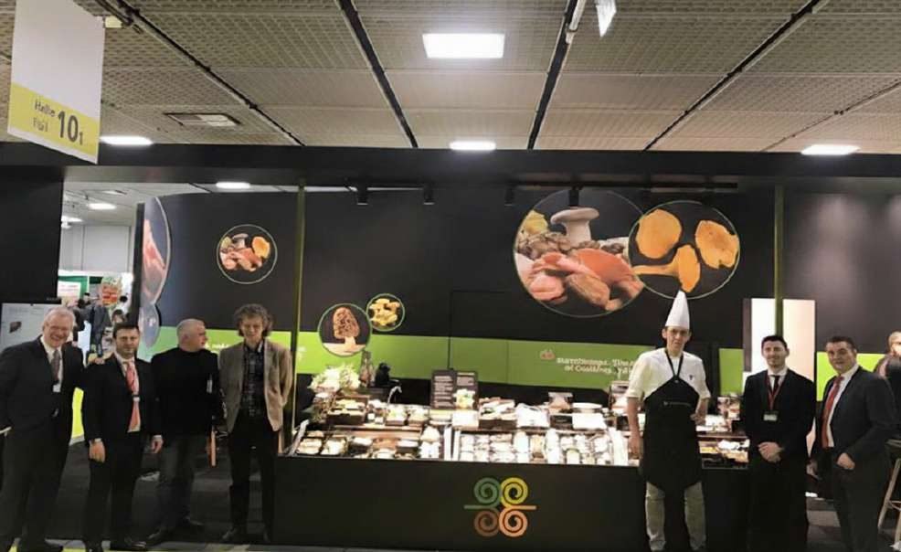 GMF at a trade exhibition, presenting the range to chefs and buyers