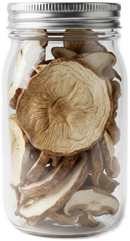 Dried King Oyster — real GMF photography